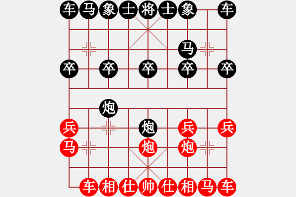 象棋棋譜圖片：小卒 -VS- 白澤 - 步數(shù)：10 