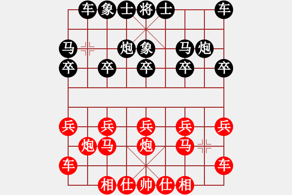 象棋棋譜圖片：橫才俊儒[292832991] -VS- 大浪淘沙[840523486] - 步數(shù)：10 