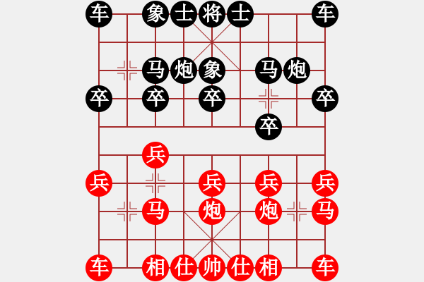 象棋棋譜圖片：lyfltxljf(2段)-勝-中國狙擊手(4段) - 步數(shù)：10 