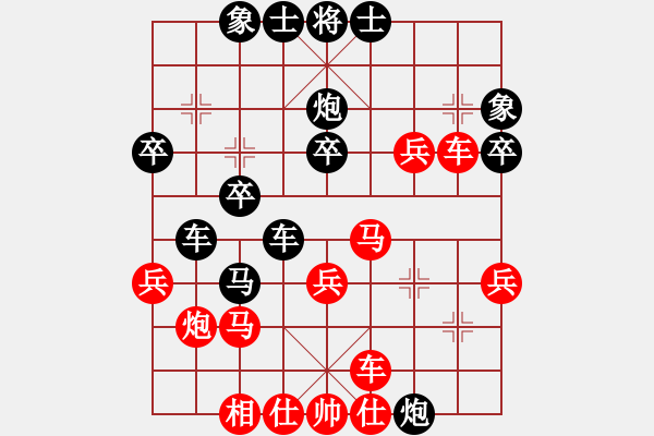 象棋棋譜圖片：gg[771842537] -VS- 橫才俊儒[292832991] - 步數(shù)：30 