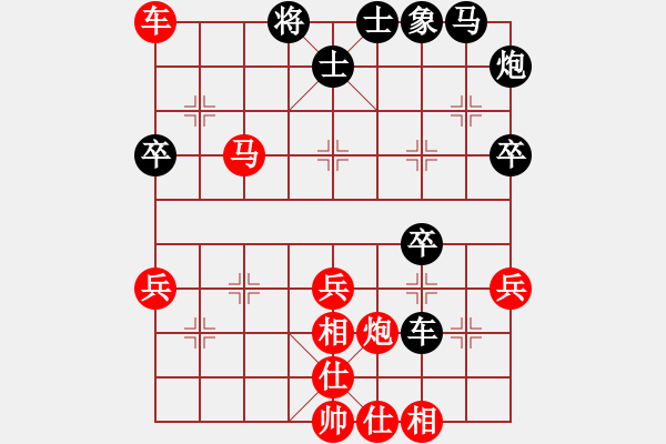 象棋棋譜圖片：156局 A62- 過宮炮對(duì)橫車-小蟲引擎23層(2658) 先勝 賈詡(1900) - 步數(shù)：57 