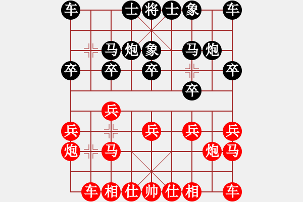 象棋棋譜圖片：廣東 張學(xué)潮 先勝 陽江 鄧家榮  - 步數(shù)：10 