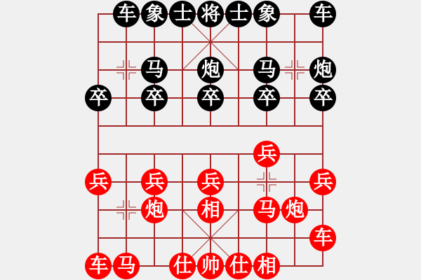 象棋棋譜圖片：泰州 曹順民 和 新沂 袁睿 - 步數(shù)：10 