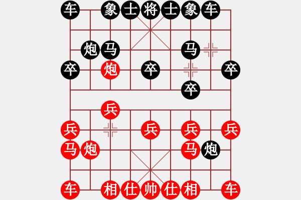 象棋棋譜圖片：邊馬局(業(yè)五升業(yè)六評(píng)測(cè)對(duì)局)我后勝 - 步數(shù)：10 