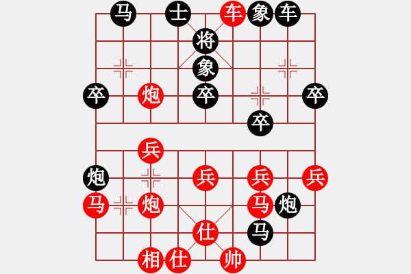 象棋棋譜圖片：邊馬局(業(yè)五升業(yè)六評(píng)測(cè)對(duì)局)我后勝 - 步數(shù)：30 