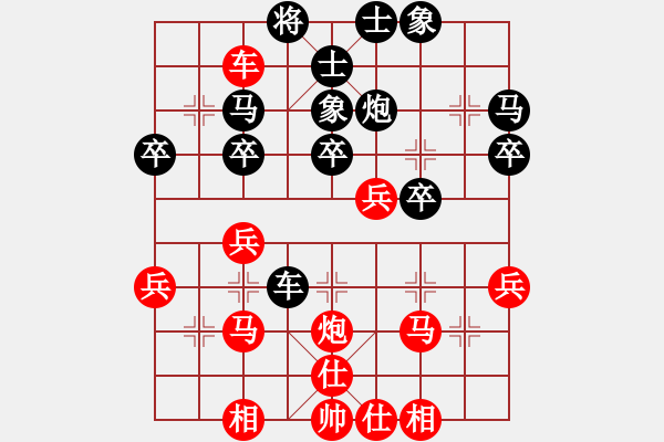 象棋棋譜圖片：laj239[紅] -VS- 醉棋渡河[黑] - 步數(shù)：40 