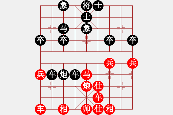 象棋棋譜圖片：太守棋狂先勝中國(guó)棋院交流中心混江龍李業(yè)6-12018·12·8 - 步數(shù)：40 