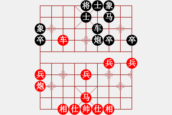 象棋棋譜圖片：胡楊林(5段)-勝-初等(4段) - 步數(shù)：40 