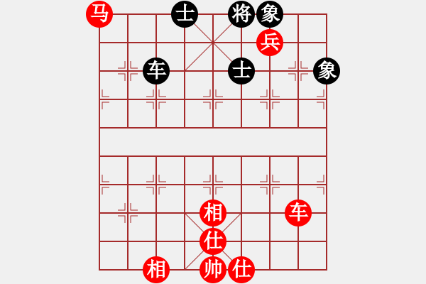 象棋棋譜圖片：殘棋：車馬兵仕相全勝車士象全 - 步數(shù)：0 