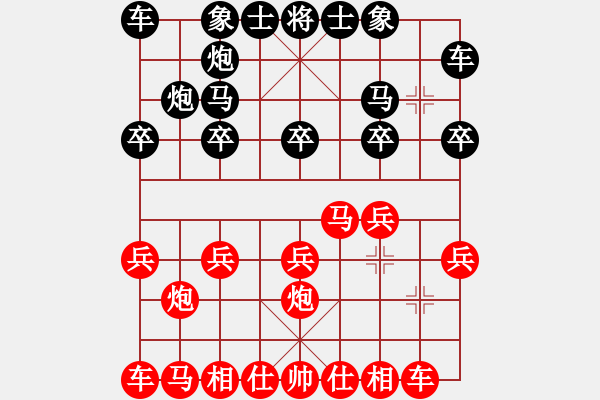 象棋棋譜圖片：農(nóng)場(chǎng)飼養(yǎng)員(2星)-負(fù)-tiang(6星) - 步數(shù)：10 