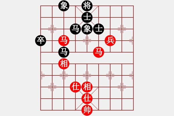 象棋棋譜圖片：紅攻伐有力 黑有待改進(jìn) - 步數(shù)：120 