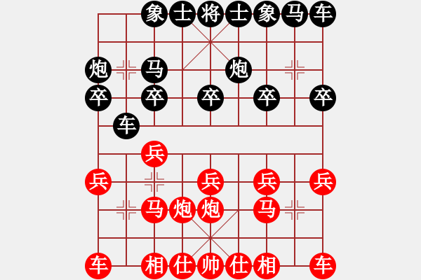 象棋棋谱图片：王岩(5r)-胜-李长丰(5r) - 步数：10 