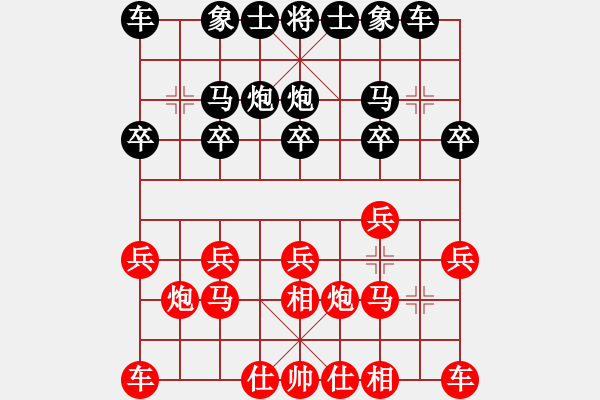 象棋棋譜圖片：財哥[紅] -VS- 陳健纘[黑第三十二計 空城計] - 步數(shù)：10 