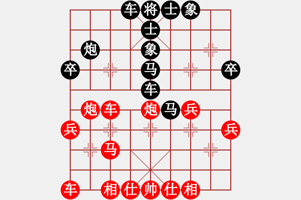 象棋棋譜圖片：飛龍通訊(業(yè)9–3)先負鞠鵬(業(yè)9–3)202211271545.pgn - 步數(shù)：40 