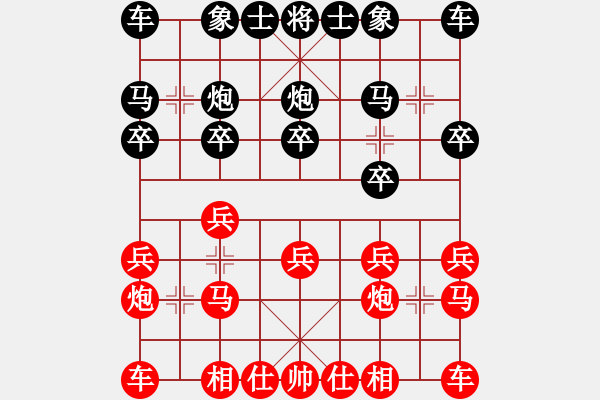 象棋棋譜圖片：神劍門墨客(無極)-負-?；什ㄈ?天罡) - 步數(shù)：10 