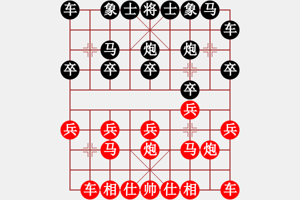 象棋棋譜圖片：下山王(月將)-勝-逆天陸云(月將) - 步數(shù)：10 