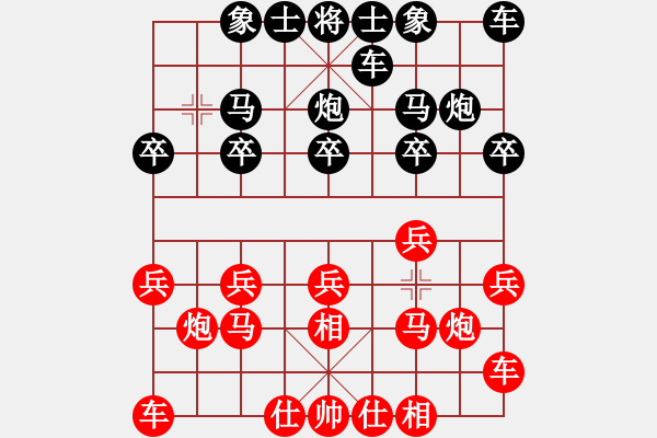 象棋棋譜圖片：悟我[1589682353] -VS- 橫才俊儒[292832991] - 步數(shù)：10 