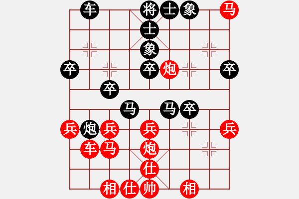 象棋棋譜圖片：（業(yè)9-1）年輕工作室 先勝 （業(yè)9-3）道哥 - 步數(shù)：33 