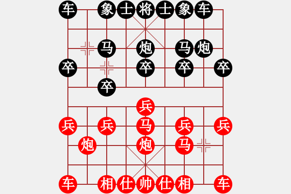 象棋棋譜圖片：八嘎喇叭奧[2823468700] -VS- 擦肩[1959417087] - 步數(shù)：10 