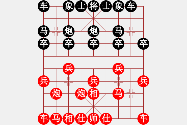 象棋棋譜圖片：小魚刀(7星)-勝-鍔未殘(9星) - 步數(shù)：10 