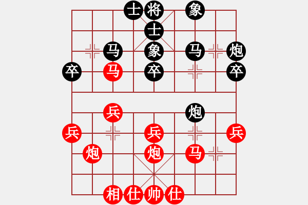 象棋棋譜圖片：范志杰 先負(fù) 王和燊 - 步數(shù)：30 