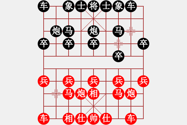 象棋棋譜圖片：善思維(5段)-負(fù)-毛茛目(7段) - 步數(shù)：10 