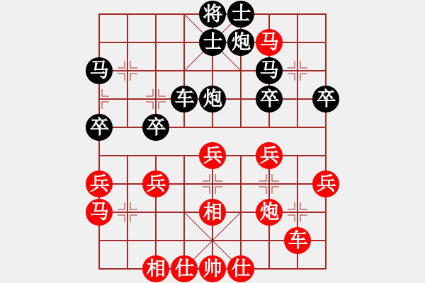 象棋棋譜圖片：thanhba(8段)-勝-夠膽你就來(8段) - 步數(shù)：40 