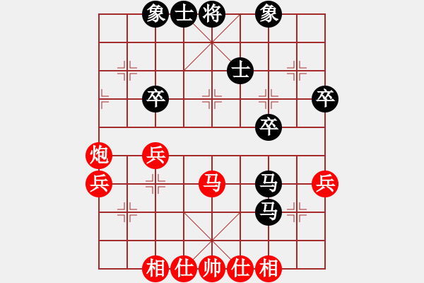 象棋棋譜圖片：高歌[1106571213] -VS- 橫才俊儒[292832991] - 步數(shù)：42 