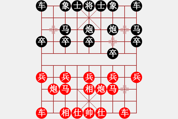 象棋棋譜圖片：湖北 李望祥 勝 火車頭 傅光明 - 步數(shù)：10 