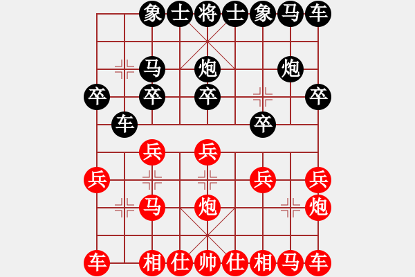 象棋棋譜圖片：【快樂家園】中象聯(lián)賽01 負(fù) 【西點軍?！恐邢舐?lián)賽1號 - 步數(shù)：10 