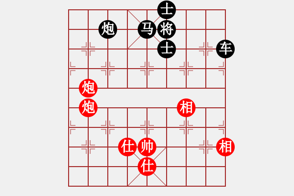 象棋棋譜圖片：雙炮士相全勝車(chē)馬炮雙士 - 步數(shù)：0 