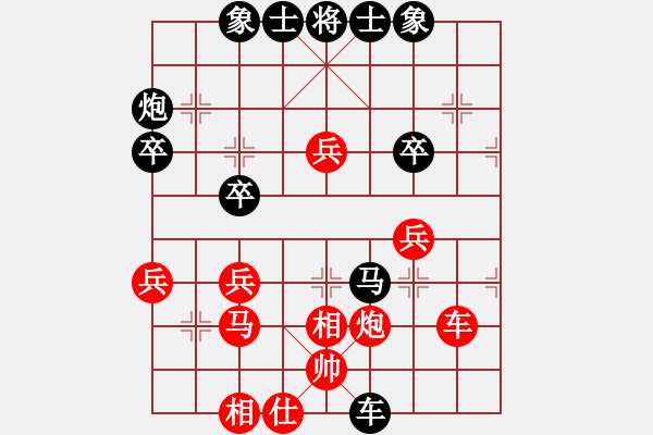 象棋棋譜圖片：天天象棋華山論劍飛龍業(yè)8-1先負(fù)太守棋狂 - 步數(shù)：50 