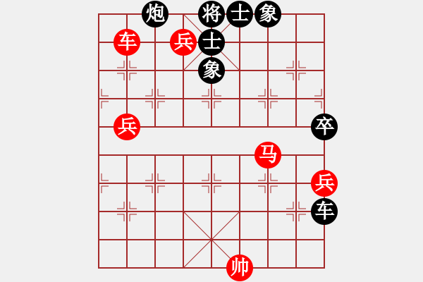 象棋棋譜圖片：桃花島郭芙(7段)-勝-相當(dāng)厲害(6段) - 步數(shù)：100 