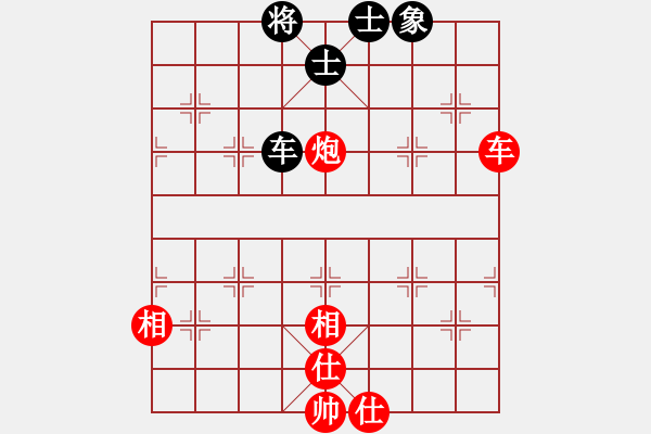 象棋棋譜圖片：【車士象全和車炮士象全】栓鏈圖形2車單缺象（守方） - 步數(shù)：7 