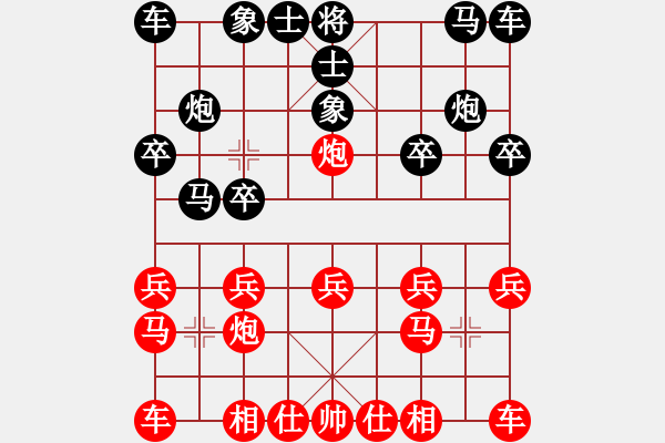 象棋棋譜圖片：煤礦開(kāi)灤隊(duì) 程龍 負(fù) 廣東碧桂園隊(duì) 莊玉庭 - 步數(shù)：10 