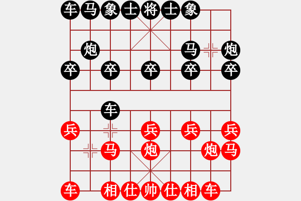 象棋棋譜圖片：gzmqwe(6段)-和-dabei(8段) - 步數(shù)：10 