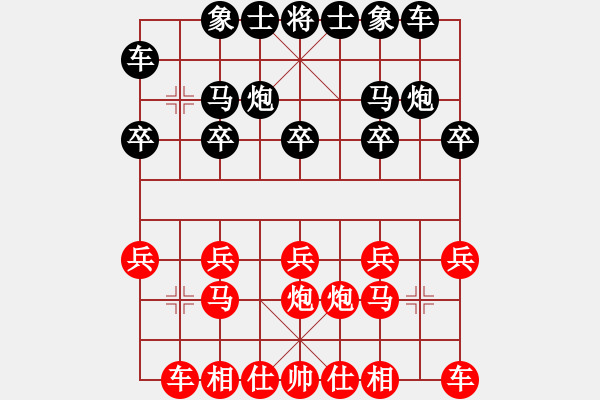 象棋棋譜圖片：千島棋社宣(地煞)-勝-決不放過你(風魔) - 步數：10 