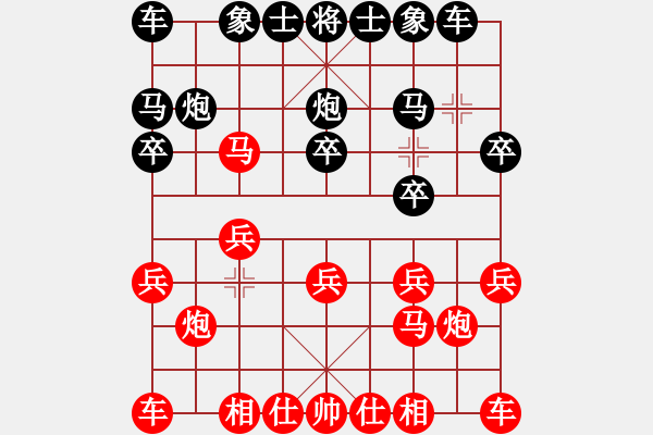 象棋棋譜圖片：行者必達[253989575] -VS- 樂逍遙[1281494440]F - 步數(shù)：10 