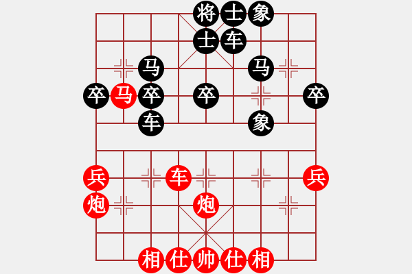 象棋棋譜圖片：Cuoc 5:Ngu cuu phao cong phan cong ma - 步數(shù)：37 