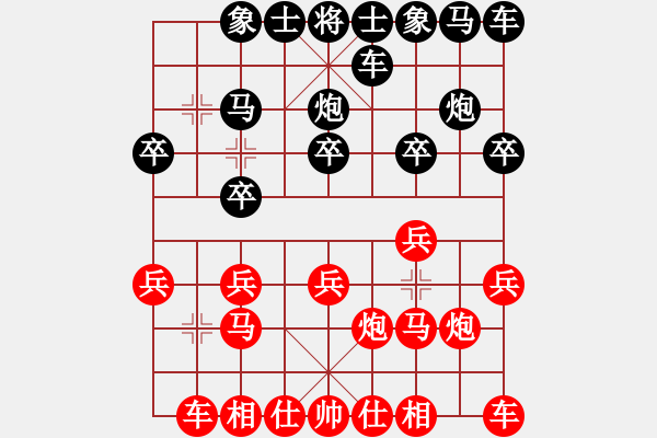 象棋棋谱图片：xusi(5段)-胜-ztlmb(月将) - 步数：10 