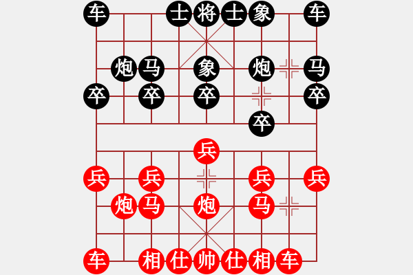 象棋棋譜圖片：林木森(9段)-和-天機(jī)經(jīng)銷商(9段) - 步數(shù)：10 