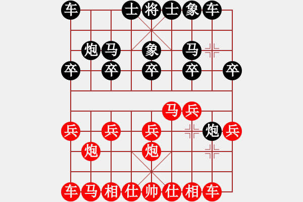 象棋棋譜圖片：luxixi(5段)-勝-佛祖微笑(6段) - 步數(shù)：10 