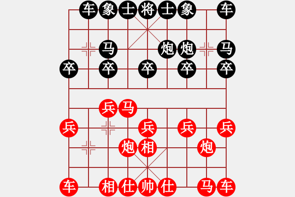 象棋棋谱图片：夜泊(9段)-和-想念朱总理(日帅) - 步数：10 