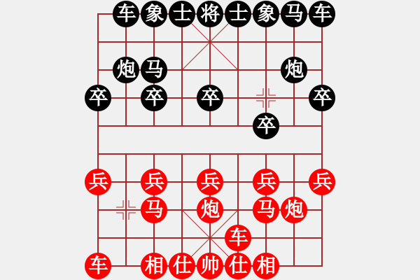 象棋棋譜圖片：金庸一品堂棋社 金庸小猴子 先負(fù) 金庸武俠小昭 - 步數(shù)：10 