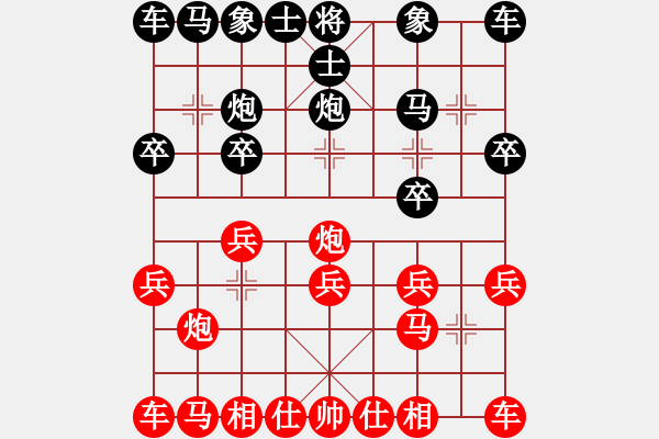 象棋棋譜圖片：2019.10.5.27二包先勝屠夫 - 步數(shù)：10 