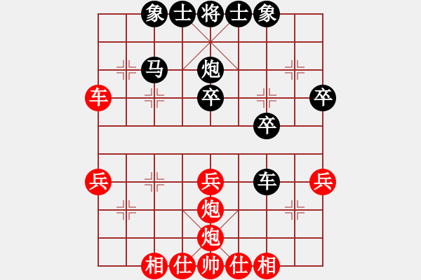 象棋棋譜圖片：布局圣手(4星)-勝-內(nèi)蒙小刀(6星) - 步數(shù)：40 