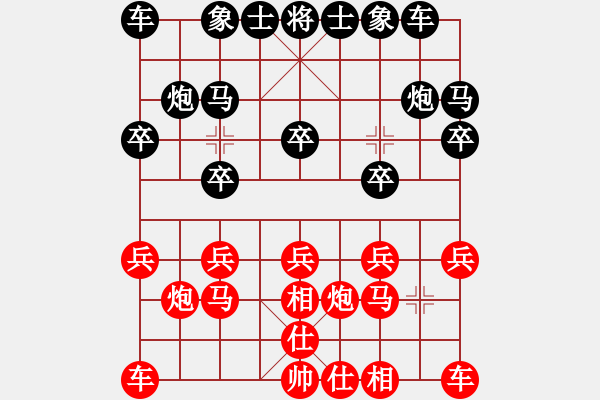 象棋棋譜圖片：陳智全 先負(fù) 高銘鍵 - 步數(shù)：10 