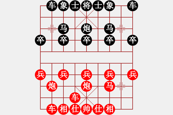 象棋棋譜圖片：橫才俊儒[292832991] -VS- 豐收[1457968363] - 步數(shù)：10 