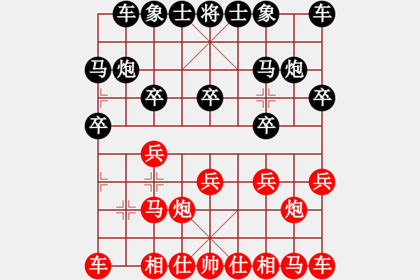 象棋棋譜圖片：ゞ★浪跡天涯[-]先負擔茶花 - 步數(shù)：10 