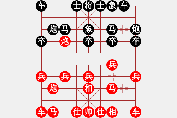 象棋棋譜圖片：酋西(日帥)-和-中山先生(9段) - 步數(shù)：10 